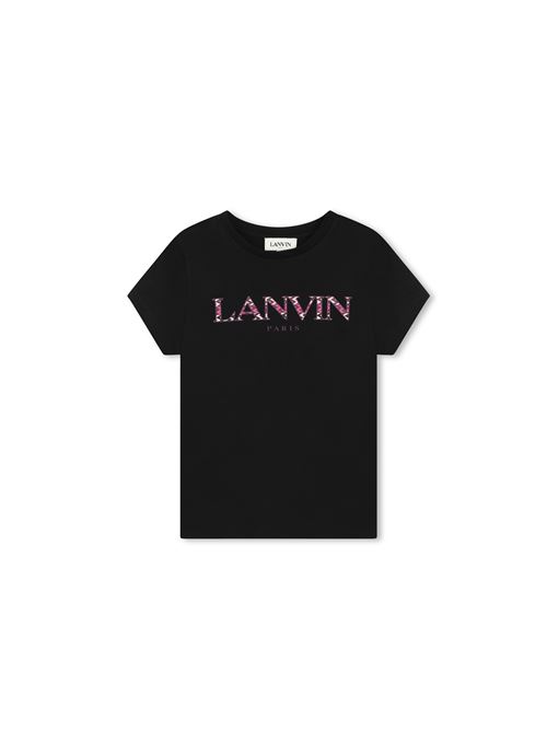 T-shirt, bambina, logata. LANVIN PARIS | N3011609B